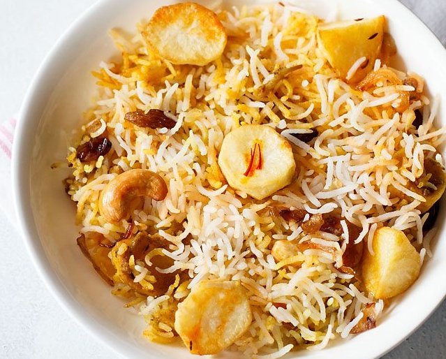 Dum Aloo Biriyani